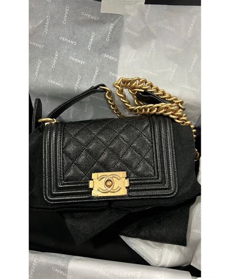 chanel boy mini 8